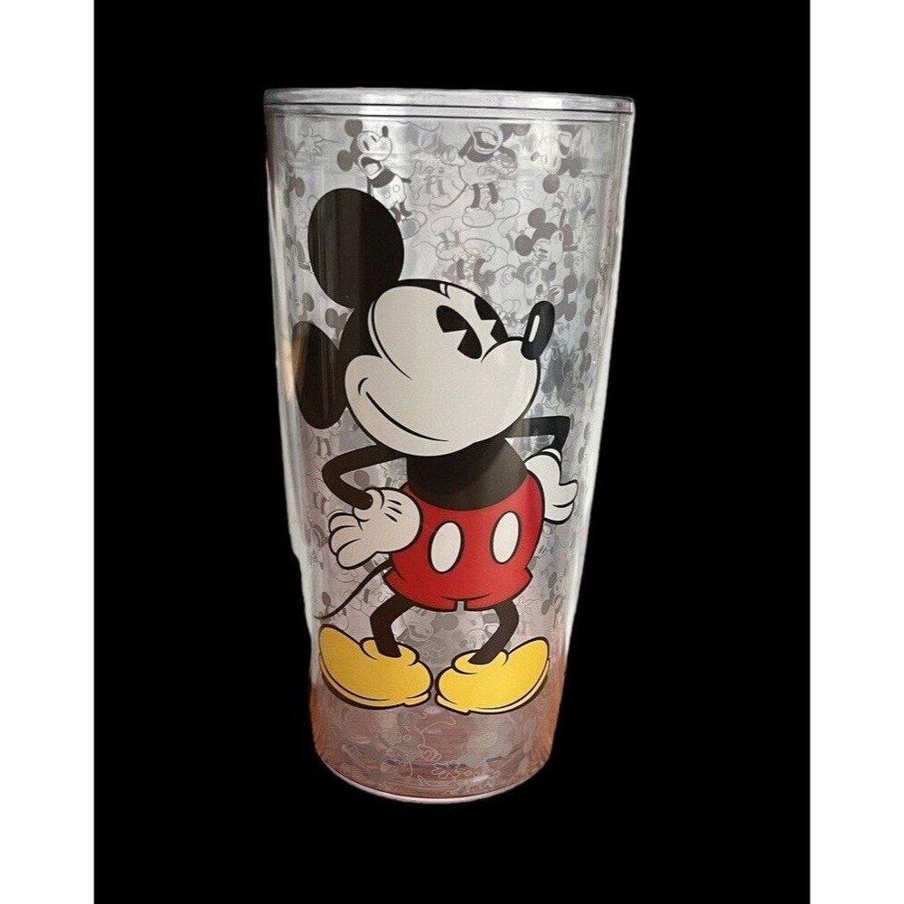 Disney Classic Mickey Mouse Tumbler 24 Oz No Lid Cold Beverage